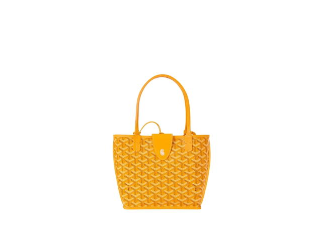 Goyard Goyard Anjou Mini Bag Leather Croc Universel Yellow - view 1