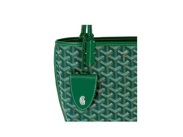 Goyard Goyard Anjou Mini Bag Leather Croc Universel Green - view 5