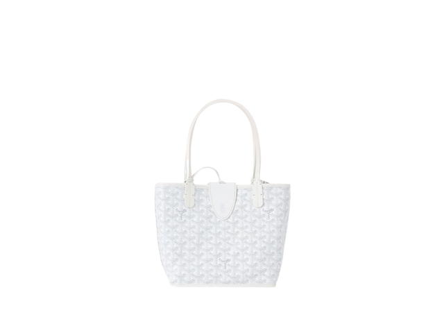 Goyard Goyard Anjou Mini Bag Leather Croc Universel White - view 1