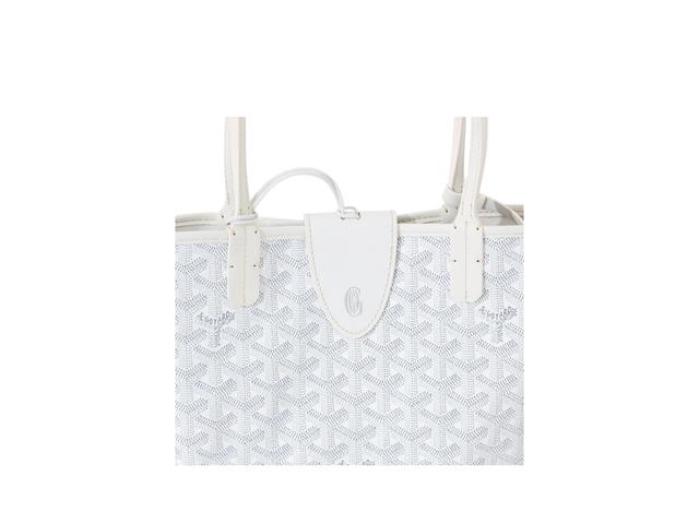 Goyard Goyard Anjou Mini Bag Leather Croc Universel White - view 4