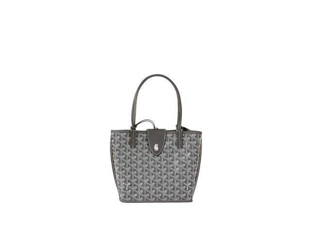 Goyard Goyard Anjou Mini Bag Leather Croc Universel Grey - view 1