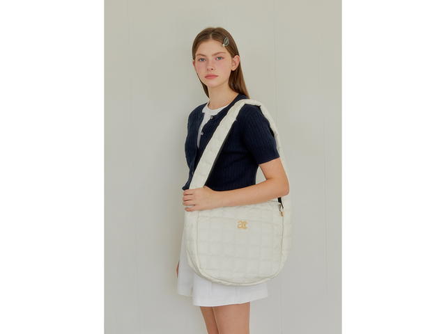 ANOETIC ANOETIC ANC Quilting Big Bag Ivory - view 4