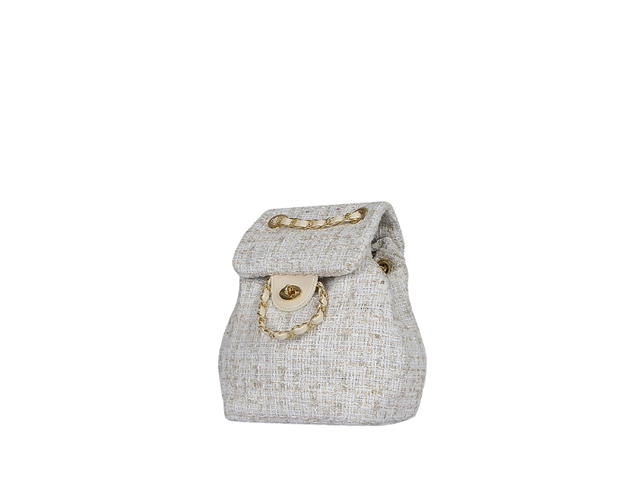 ANOETIC ANOETIC ANC Tweed Classic Backpack Ivory - view 2