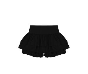 Buy ANOETIC Frill Chiffon Skirt Black at Sasom – Authentic and Ready to Ship