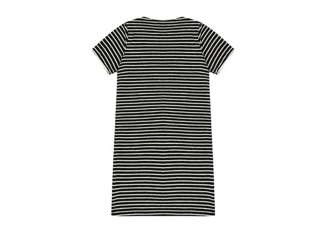 ANOETIC ANOETIC Lace Terry Stripe One-Piece Grey - view 2