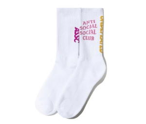 Buy Anti Social Social Club x Undefeated Socks White at Sasom – Authentic and Ready to Ship