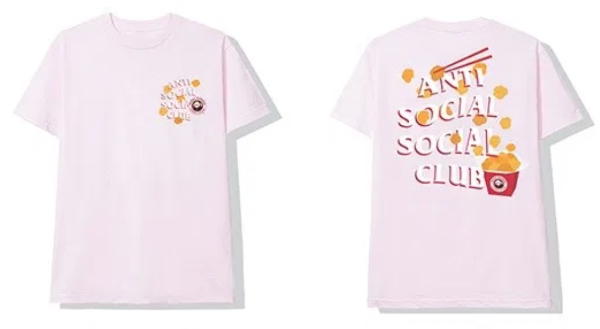 Anti Social Social Club ASSC Panda Express T Shirt Pink