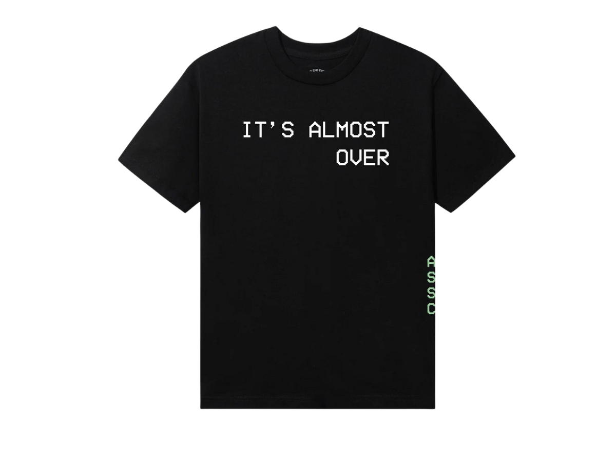 Anti Social Social Club Anti Social Social Club Almost Over Tee Black