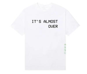 Buy Anti Social Social Club Almost Over Tee White at Sasom – Authentic and Ready to Ship