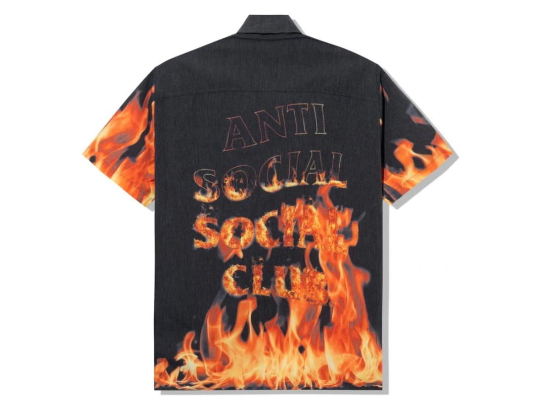 Anti Social Social Club Anti Social Social Club BBQ Button Up