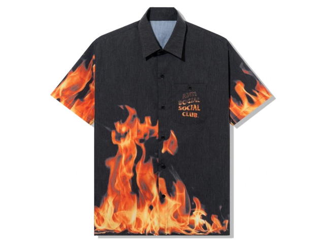 Anti Social Social Club Anti Social Social Club BBQ Button Up - view 2