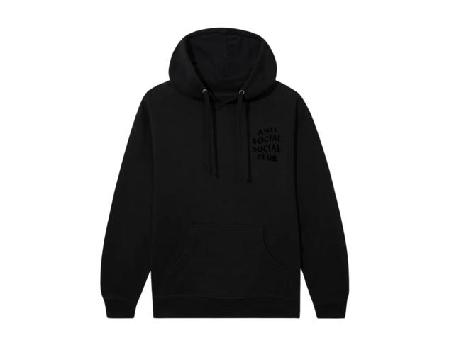 Anti Social Social Club Anti Social Social Club Big Kkotch Hoodie Black (SS24) - view 1