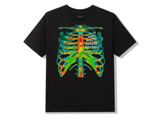 Anti Social Social Club Anti Social Social Club Blow To The Chest T-Shirt Black - view 2