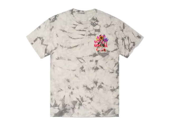 Anti Social Social Club Anti Social Social Club Bouquet For The Old Days T-shirt Black Tie Dye - view 2