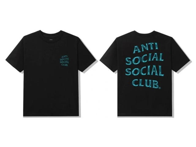Anti Social Social Club Anti Social Social Club Braking Point Black Tee Bape Kith Black - view 2