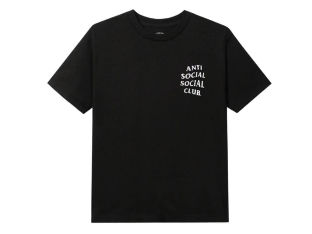 Anti Social Social Club Anti Social Social Club Case Study Flag T-shirt Black