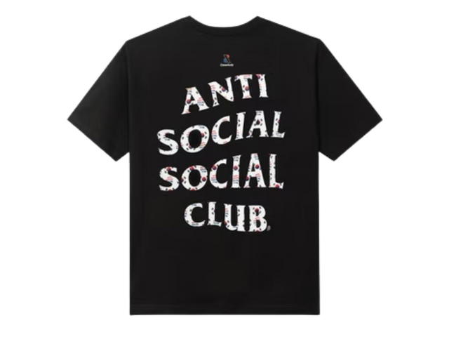 Anti Social Social Club Anti Social Social Club Case Study Flag T-shirt Black - view 2