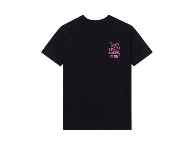 Anti Social Social Club Anti Social Social Club Coral Crush T-Shirt Black - view 2