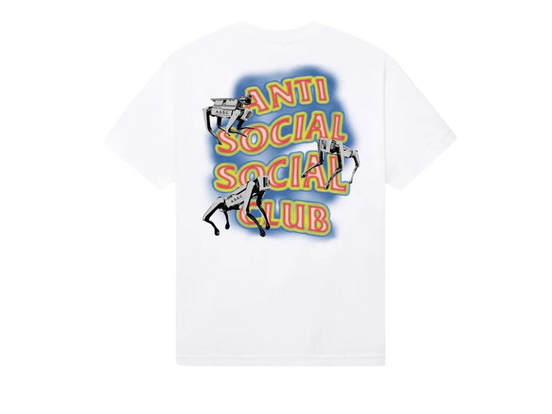 Anti Social Social Club Anti Social Social Club Cyber Dogs Tee White