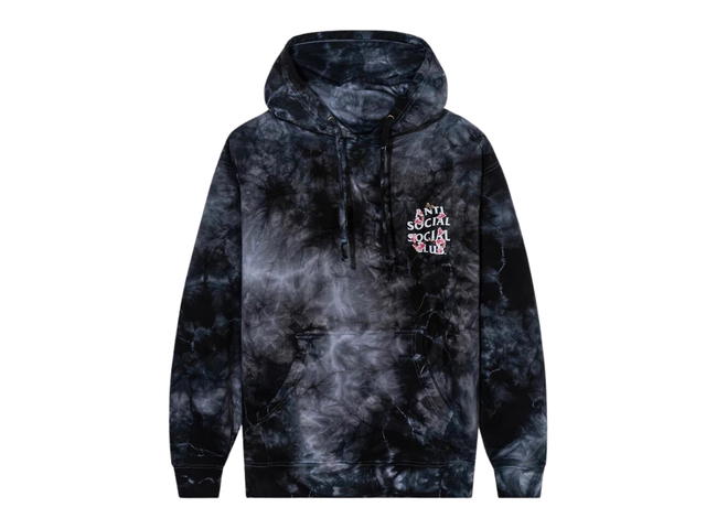 Anti Social Social Club Anti Social Social Club Hi-5 Hoodie Black Tie Dye - view 2