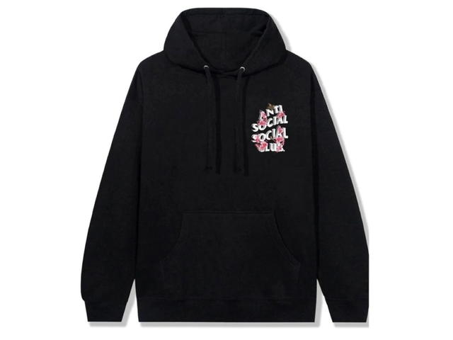 Anti Social Social Club Anti Social Social Club Kkoch 4K Hoodie Black - view 2