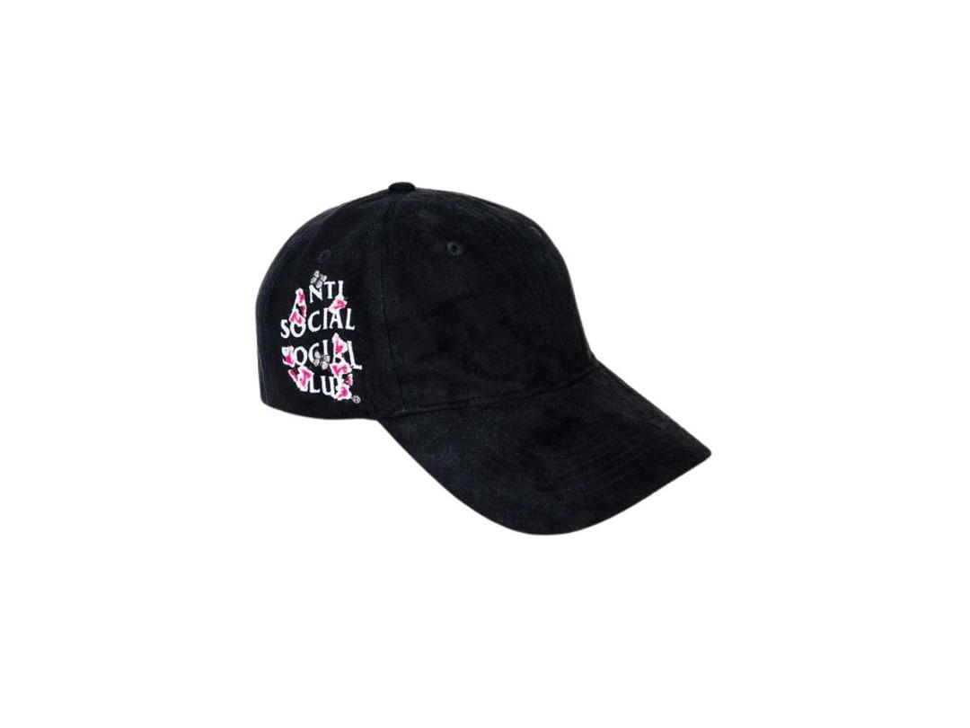 Anti Social Social Club Anti Social Social Club Kkotch Suede Cap Black (SS24)