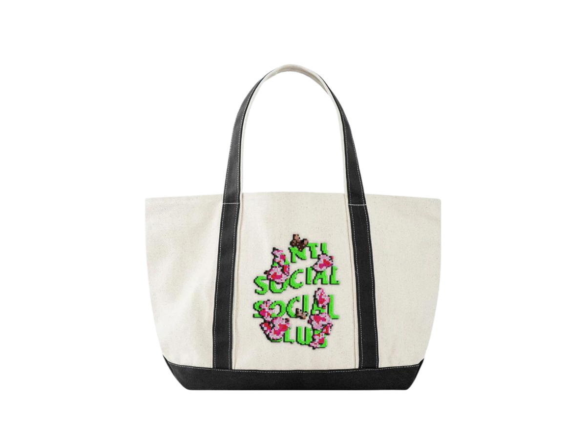Anti Social Social Club Anti Social Social Club Kkraft Boat Tote Natural Black