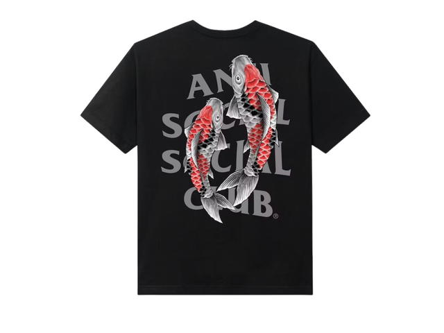 Anti Social Social Club Anti Social Social Club Koi Garden 3M Reflective Tee Black - view 1