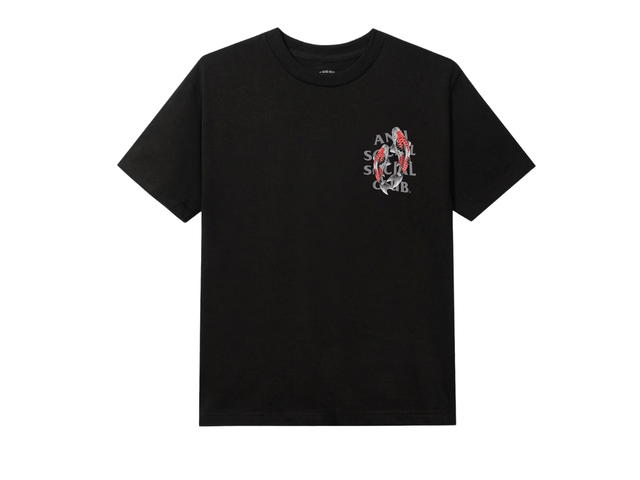 Anti Social Social Club Anti Social Social Club Koi Garden 3M Reflective Tee Black - view 2