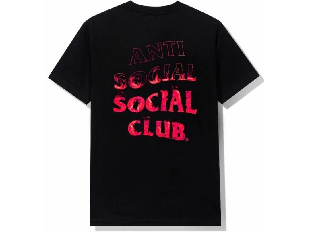 Anti Social Social Club Anti Social Social Club LAST DROP! New! ASSC Members Exclusive Pink Flame Black