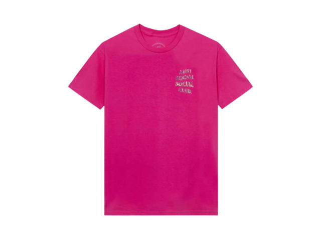 Anti Social Social Club Anti Social Social Club Layer Lock T-shirt Hot Pink - view 2