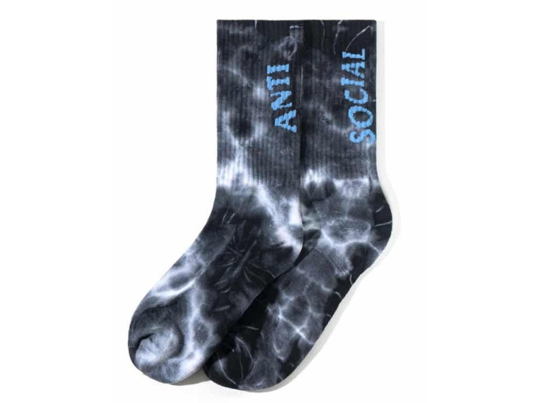 Anti Social Social Club Anti Social Social Club Melted Hearts Socks Black