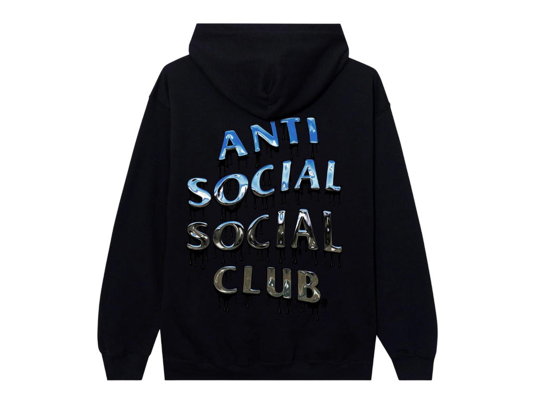 Anti Social Social Club Anti Social Social Club Mind Melt Zip Up Hoodie Black