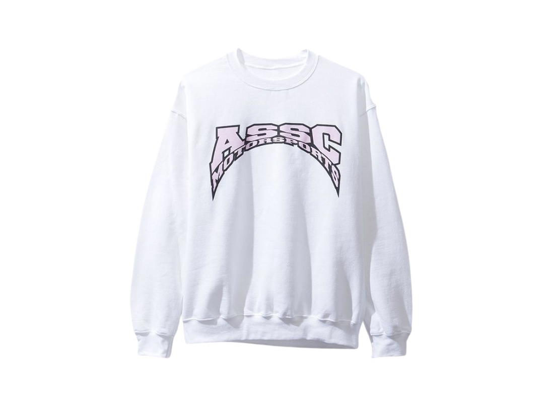 Anti Social Social Club Anti Social Social Club Motorsport Crewneck White
