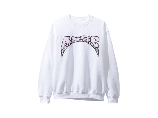 Anti Social Social Club Anti Social Social Club Motorsport Crewneck White - view 1