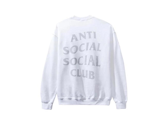 Anti Social Social Club Anti Social Social Club Motorsport Crewneck White - view 2