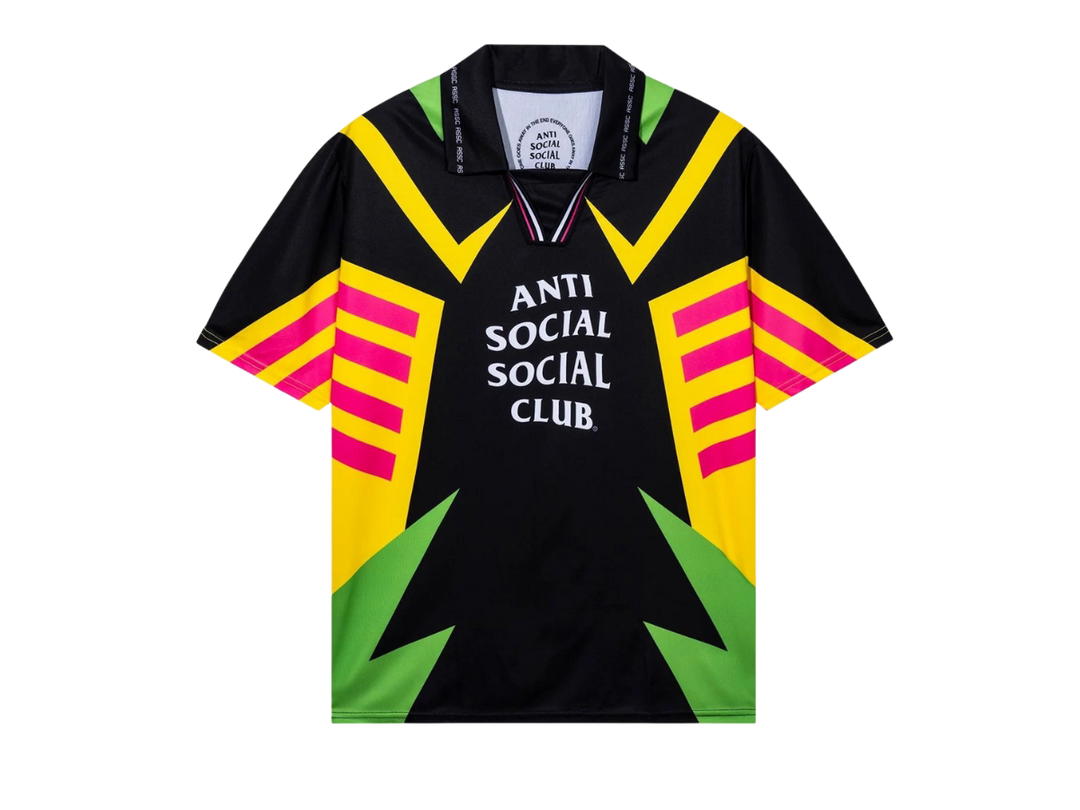 Anti Social Social Club Anti Social Social Club Own Goal Soccer Jersey Black