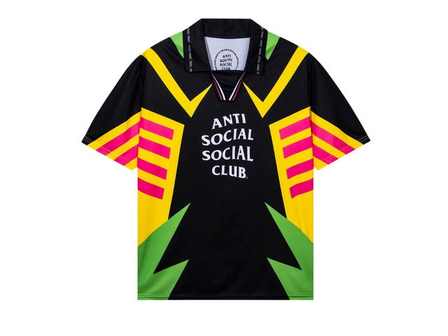 Anti Social Social Club Anti Social Social Club Own Goal Soccer Jersey Black - view 1