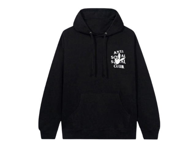 Anti Social Social Club Anti Social Social Club Playboy Bunny Logo Hoodie Black - view 2