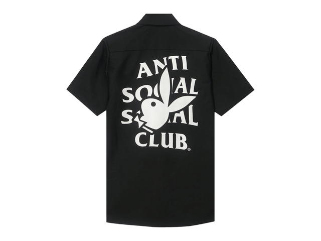 Anti Social Social Club Anti Social Social Club Playboy Photographer Work Shirt Black - view 2
