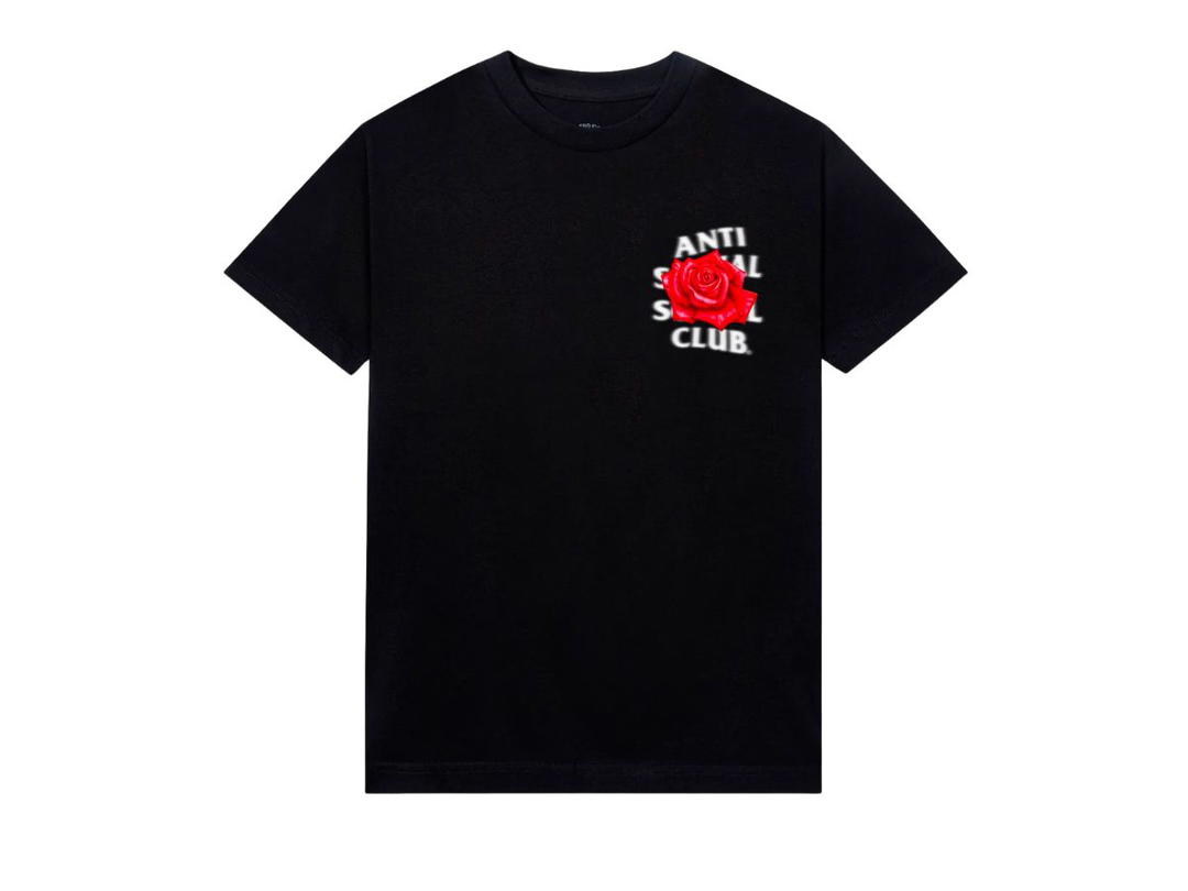Anti Social Social Club Anti Social Social Club Roses Are Red Tee Black
