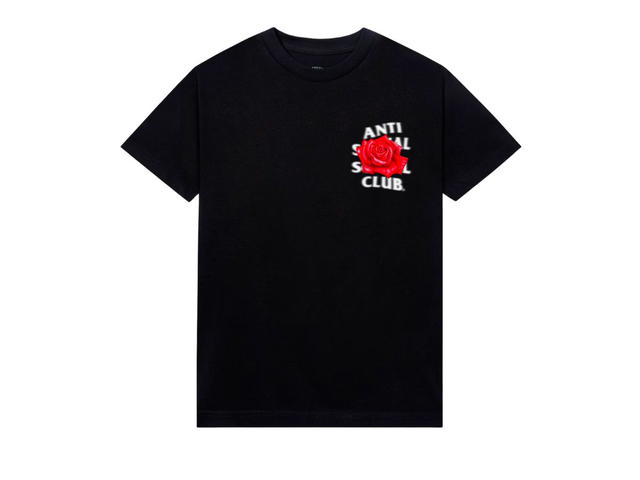 Anti Social Social Club Anti Social Social Club Roses Are Red Tee Black - view 1