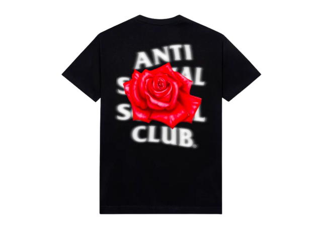Anti Social Social Club Anti Social Social Club Roses Are Red Tee Black - view 2