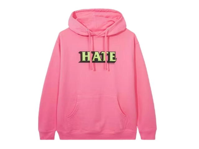 Anti Social Social Club Anti Social Social Club Samsies Hoodie Pink - view 1