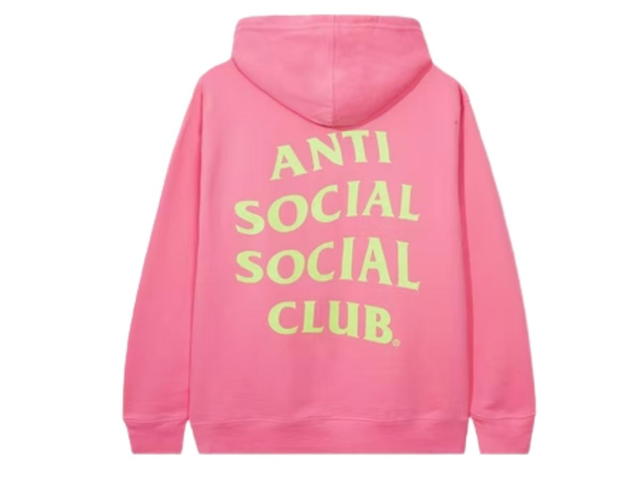 Anti Social Social Club Anti Social Social Club Samsies Hoodie Pink - view 2