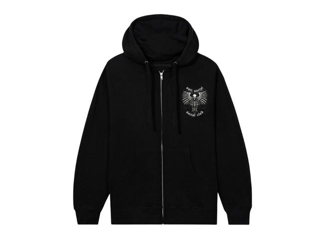 Anti Social Social Club Anti Social Social Club Solace Zip Hoodie Black - view 2