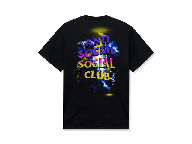 Anti Social Social Club Anti Social Social Club Storm Tee Black - view 2