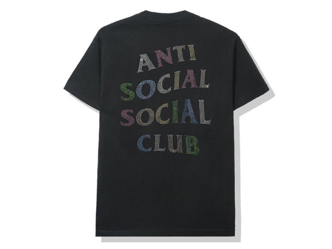 Anti Social Social Club Anti Social Social Club Stud Belt Tee Black