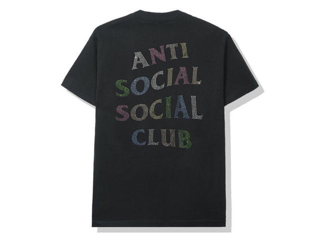 Anti Social Social Club Anti Social Social Club Stud Belt Tee Black - view 1