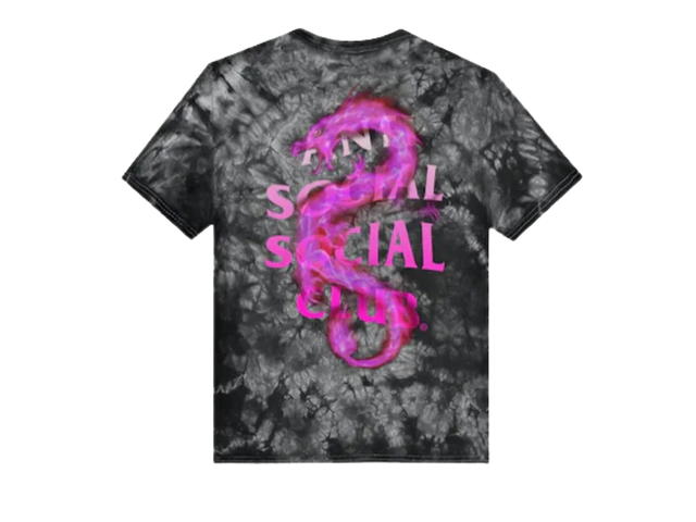 Anti Social Social Club Anti Social Social Club Summer In Minsk T-Shirt Black Tie Dye - view 2